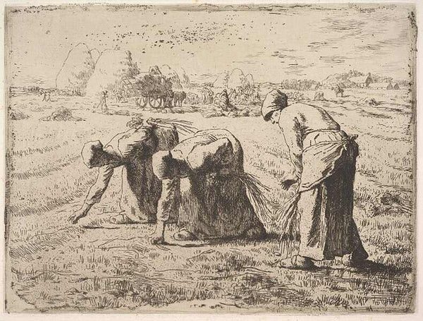 The Gleaners, 1855 Painting by Jean-Francois Millet