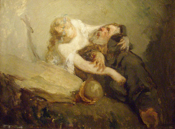 The Temptation of St. Anthony Painting by Jean-Francois Millet