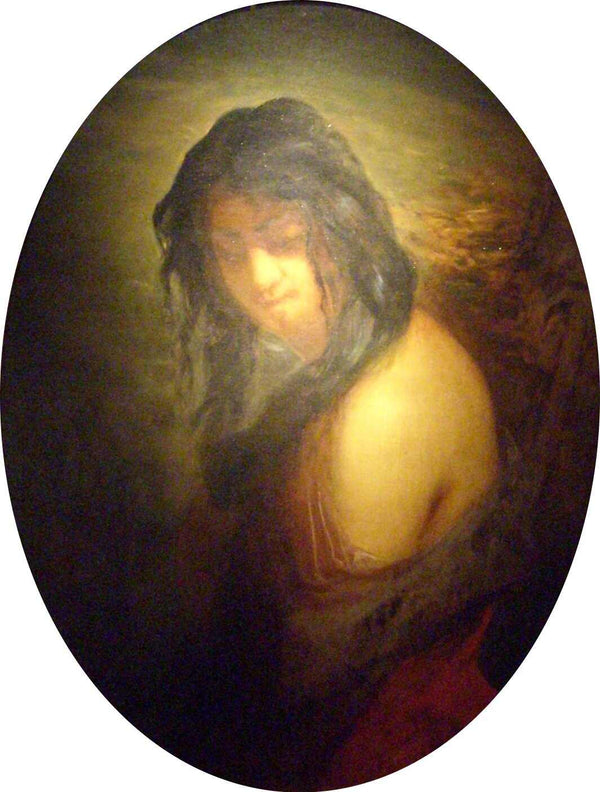 Catherine Lemaire Painting by Jean-Francois Millet