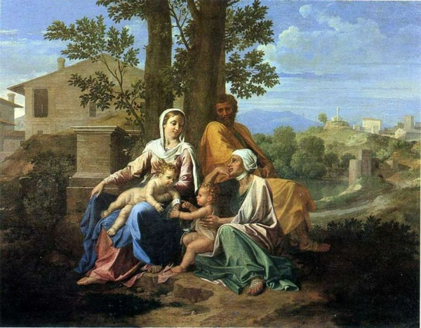 The Holy Family with SS. John, Elizabeth and the Infant John the Baptist 