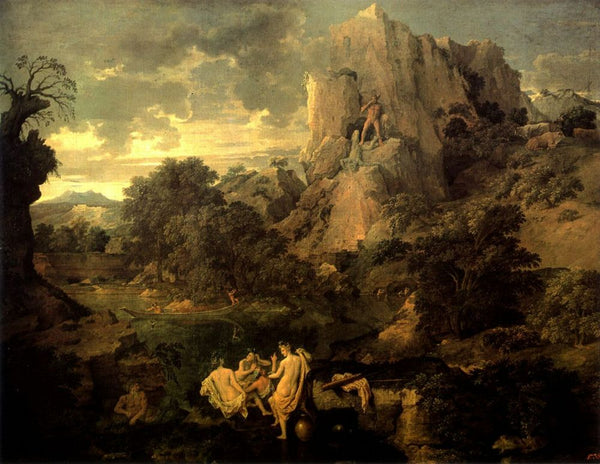 Landscape With Hercules And Cacus Detail 1658-1659 