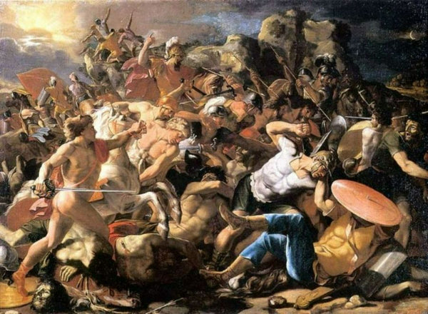 The Victory Of Joshua Over Amorites 1624-1626 