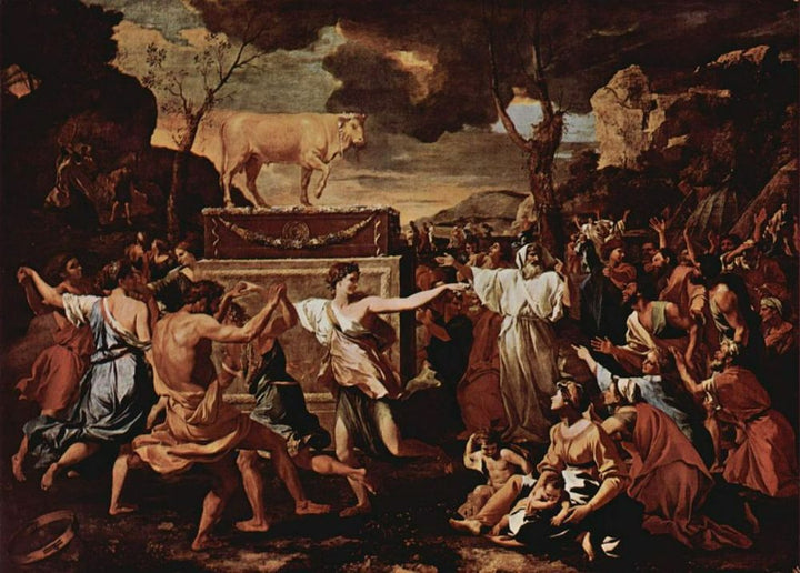 The Adoration of the Golden Calf, before 1634 