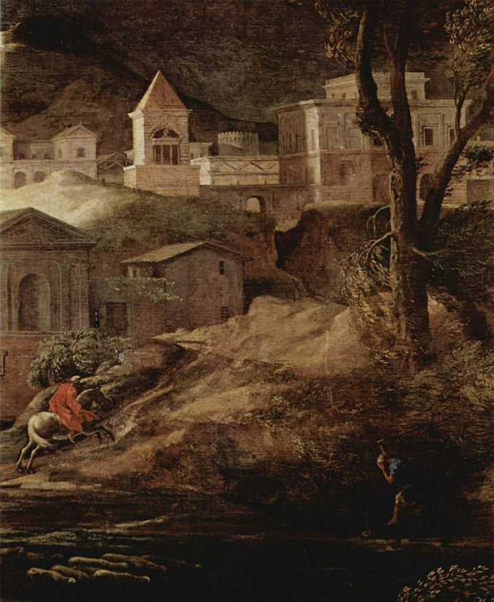 Landscape with Pyramos and Thisbe, detail (2) 