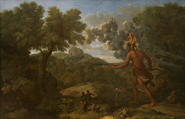 Blind Orion Searching for the Rising Sun 1658 