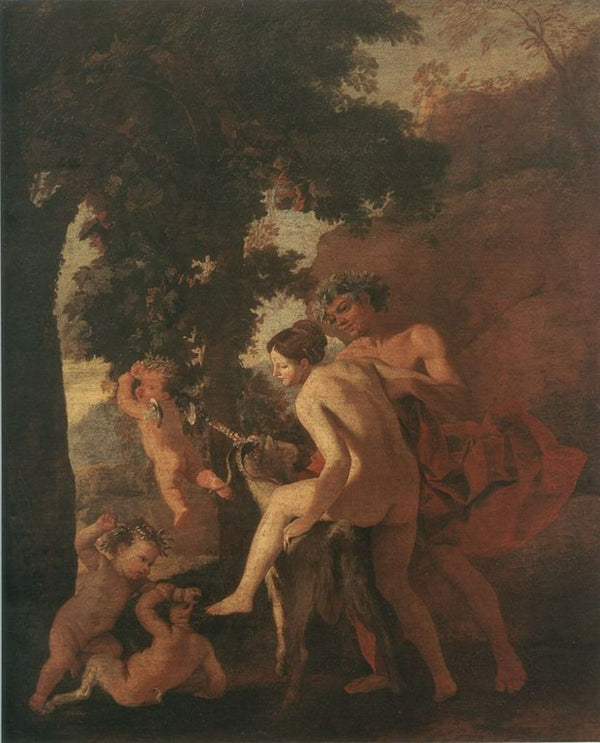 Venus, Faun and Putti, early 1630s 
