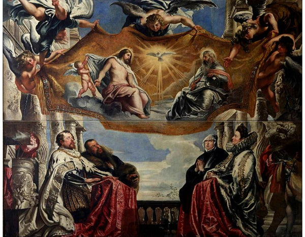 The Trinity Adored By The Duke Of Mantua And His Family 