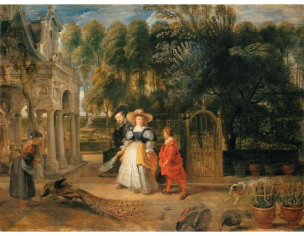 Rubens In His Garden With Helena Fourment 