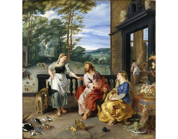 Jan Bruegel-The Younger And Peter Paul Rubens Christ In The House Of Martha And Mary 1628 2 