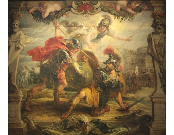 Achilles defeated Hector 