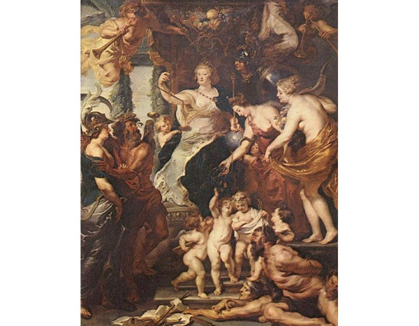 Paintings for Maria de Medici, Queen of France, the scene happiness of the regency of Marie de Medici 