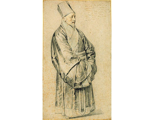 Portrait of Nicolas Trigault S.J. in Chinese costume
