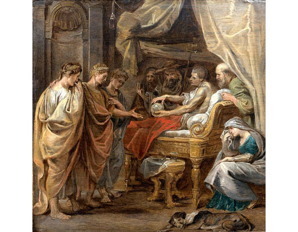 The Death of Constantine the Great a modello