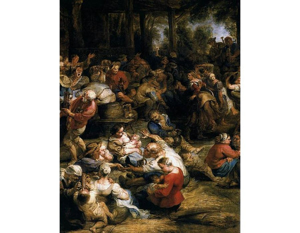 The Village Fete (detail) 1635-38