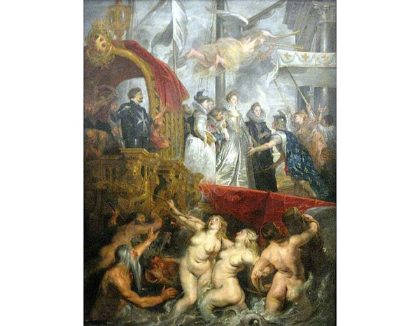 Arrival of Maria of Medici and Henry to Lyon