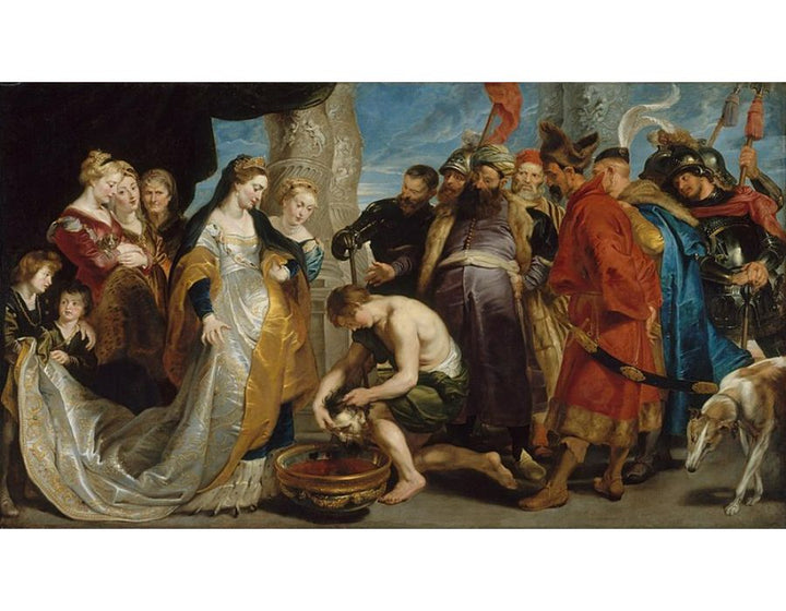 Queen Tomyris before the Head of Cyrus