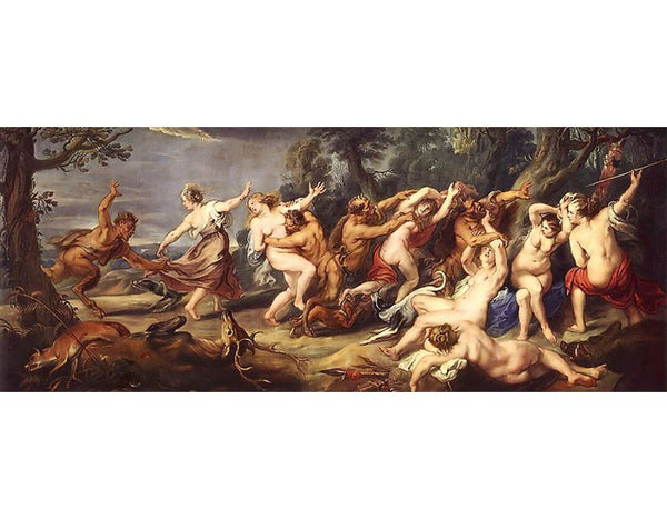 Diana and her Nymphs Surprised by the Fauns 1638-40 