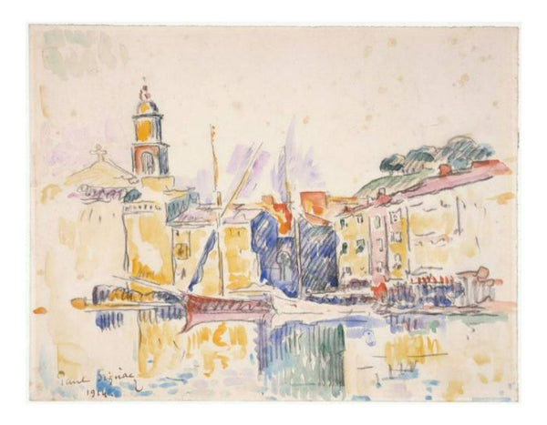 French Port of St. Tropez, 1914 