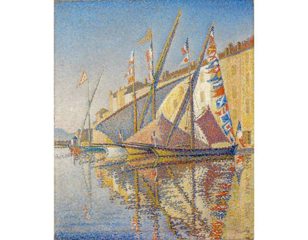 Sailing Boats in St. Tropez Harbour, 1893 