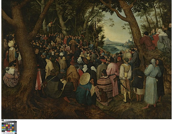 A Landscape With Saint John The Baptist Preaching