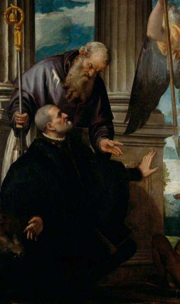 Saint Anthony Abbot as Patron of a Kneeling Donor, c.1570 