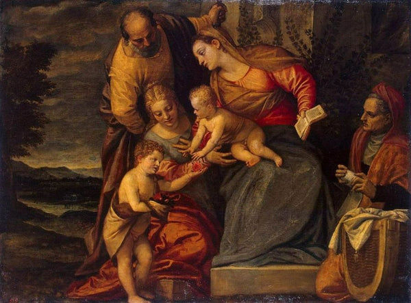 The Holy Family with St. Elizabeth and John the Baptist 