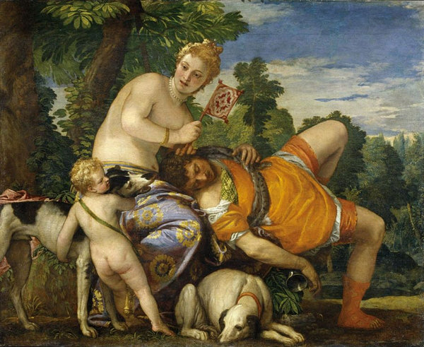 Venus and Adonis, 1580 
