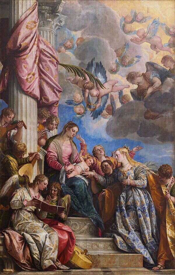 Mystical Marriage of St Catherine c. 1575 