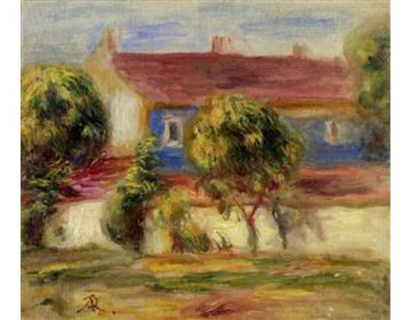 The Artists House Painting by Pierre Auguste Renoir