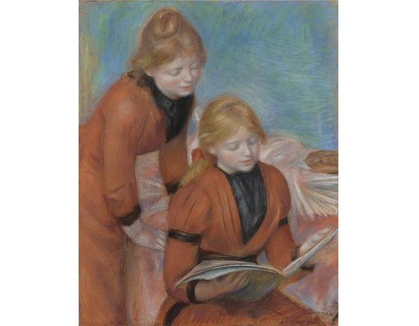 La Lecture Painting by Pierre Auguste Renoir