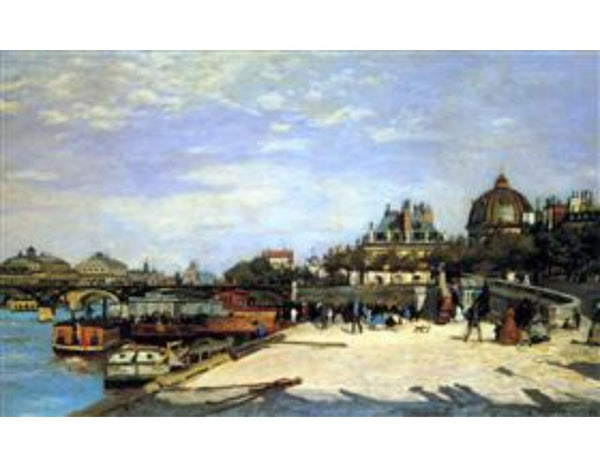 The Pont Des Arts And The Institut De France Painting