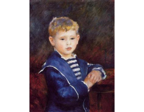 Paul Haviland Portrait  Painting by Pierre Auguste Renoir