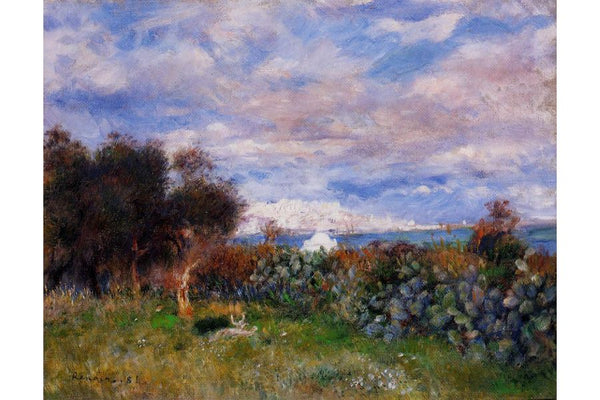 The Bay Of Algiers Painting by Pierre Auguste Renoir