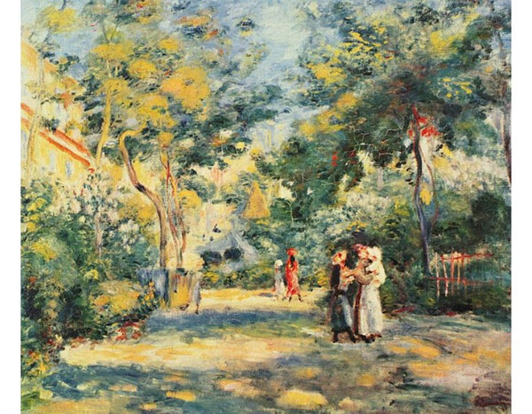 A Garden in Montmartre Painting
