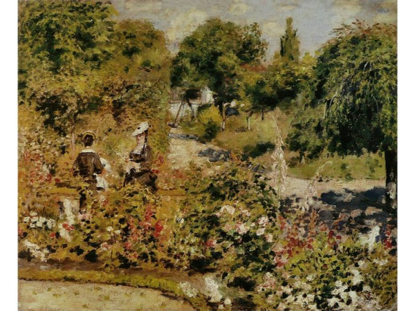 Garden in Fontenay Painting by Pierre Auguste Renoir