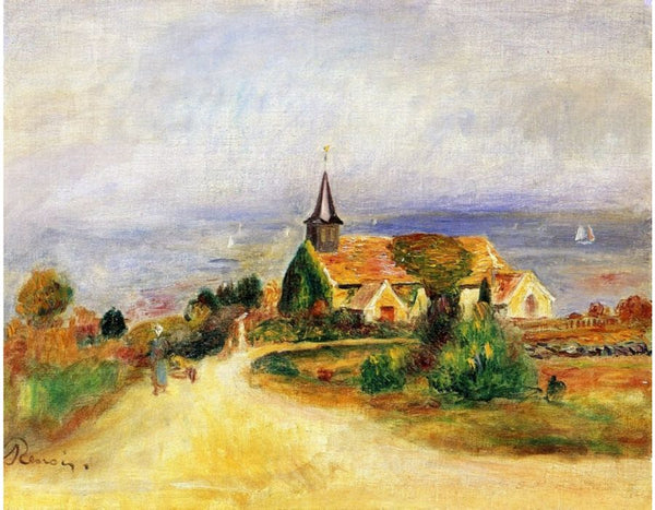 Village by the Sea Painting by Pierre Auguste Renoir