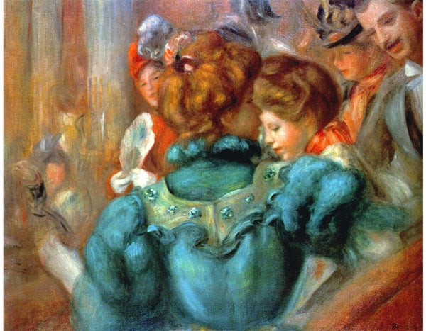 A Box In The Theater Des Varietes Painting by Pierre Auguste Renoir