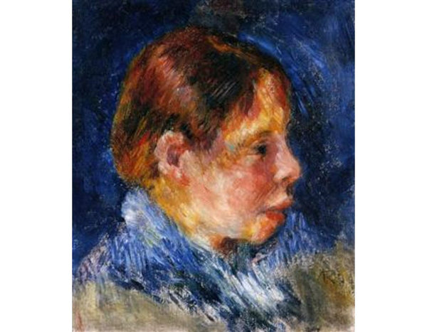 Portrait Of A Child2 Painting by Pierre Auguste Renoir