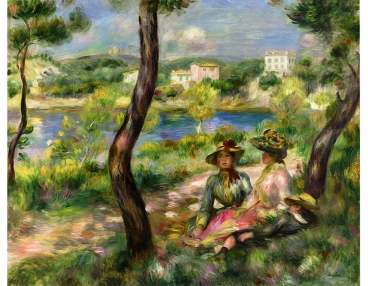 Beaulieu Painting by Pierre Auguste Renoir