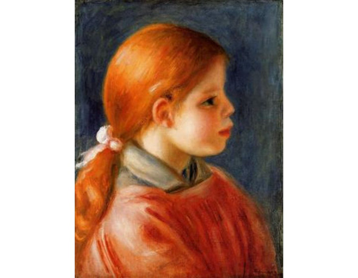 Head Of A Young Woman5 Painting by Pierre Auguste Renoir