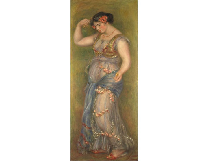 Dancing Girl with Castanets Painting by Pierre Auguste Renoir