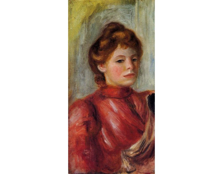 Portrait Of A Woman5 Painting by Pierre Auguste Renoir