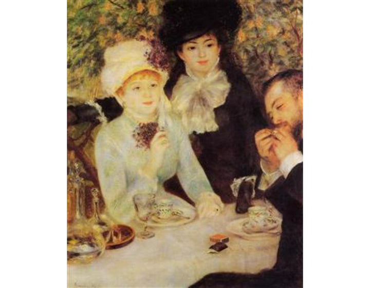 The End Of Lunch Painting  by Pierre Auguste Renoir