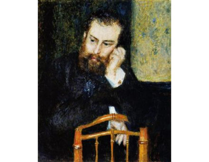 Alfred Sisley Painting by Pierre Auguste Renoir