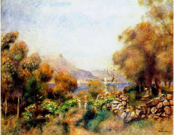 Antibes Painting by Pierre Auguste Renoir