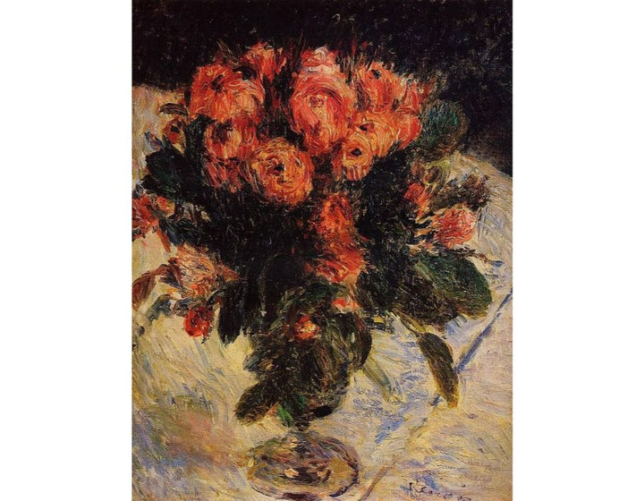Roses I Painting by Pierre Auguste Renoir