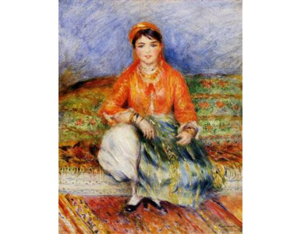 Algerian Girl Painting by Pierre Auguste Renoir
