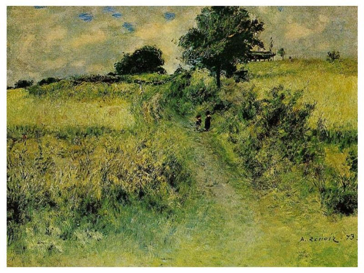 The Field Painting by Pierre Auguste Renoir