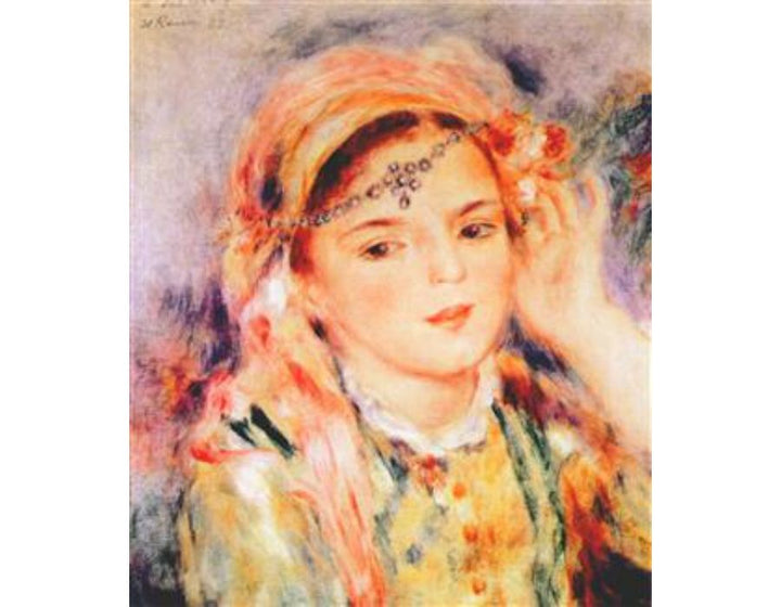 Algerian Woman2 Painting by Pierre Auguste Renoir