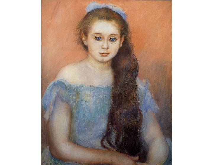 Portrait Of A Young Girl 5 Painting by Pierre Auguste Renoir